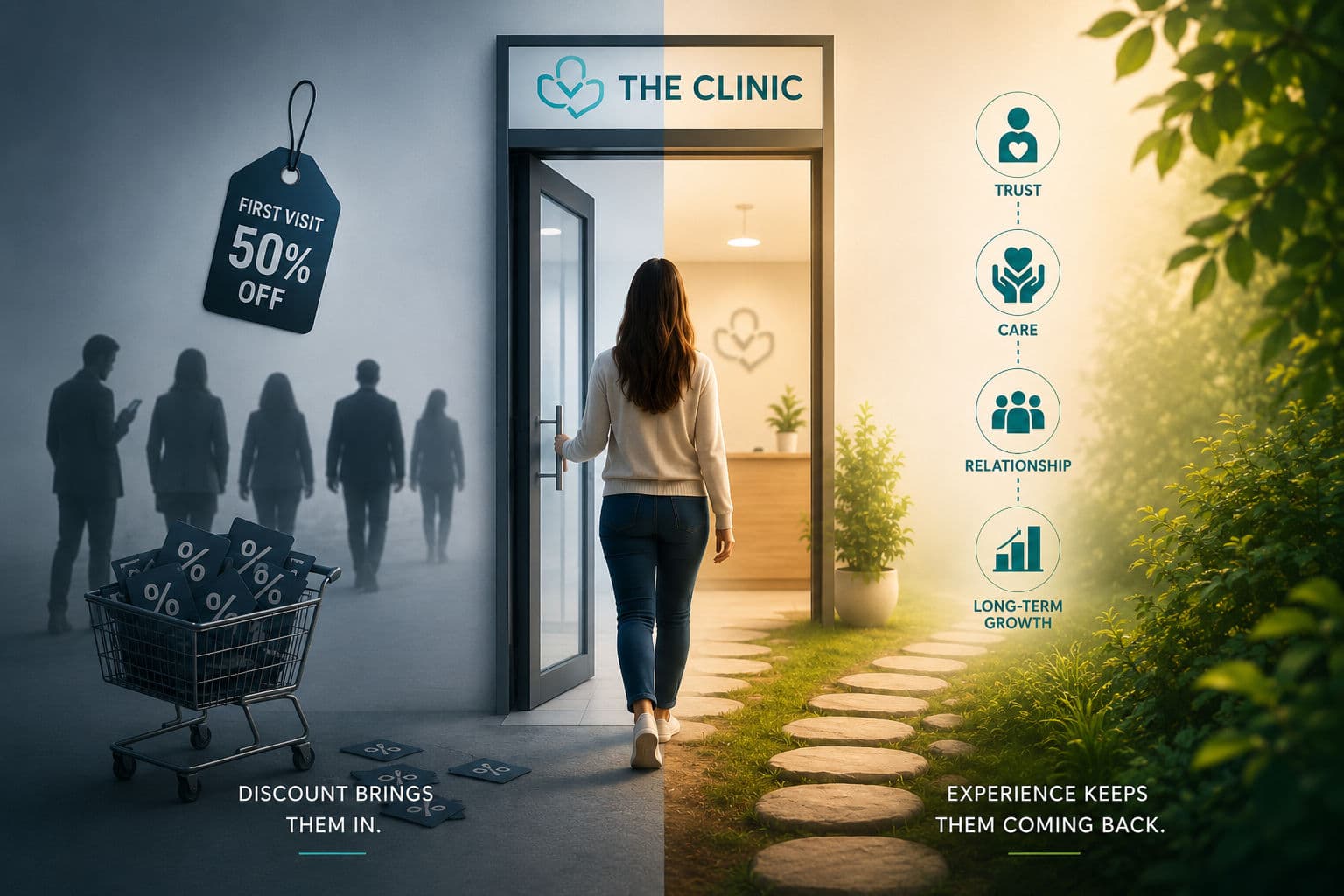 Do First-Visit Discounts Bring the Right Patients?