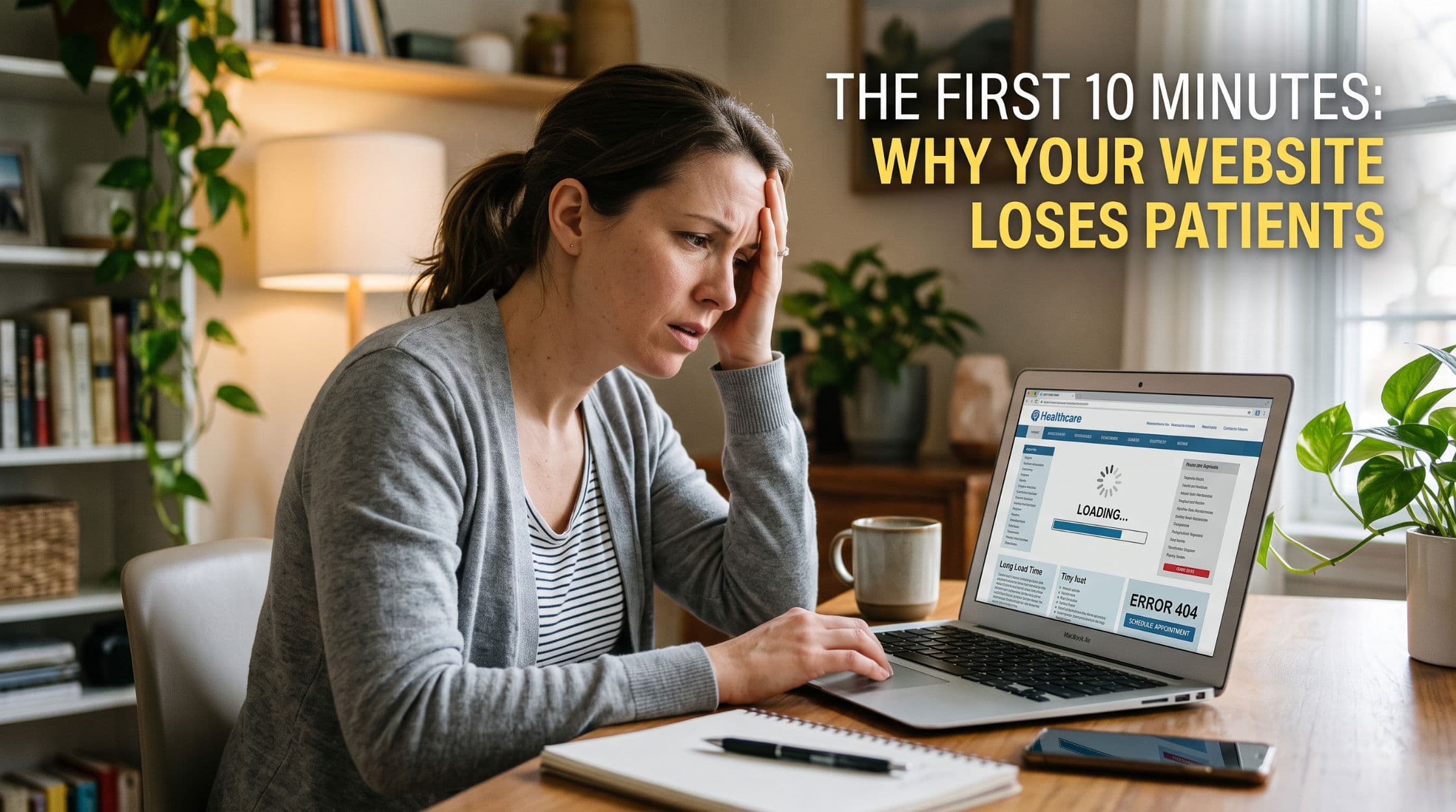 The First 10 Minutes: Why Your Website Loses Patients